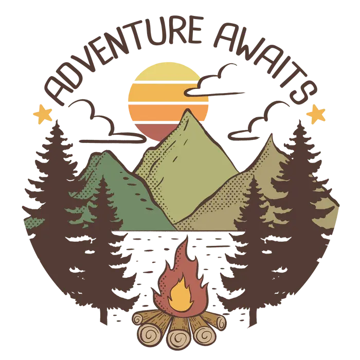 Adventure Awaits Campfire