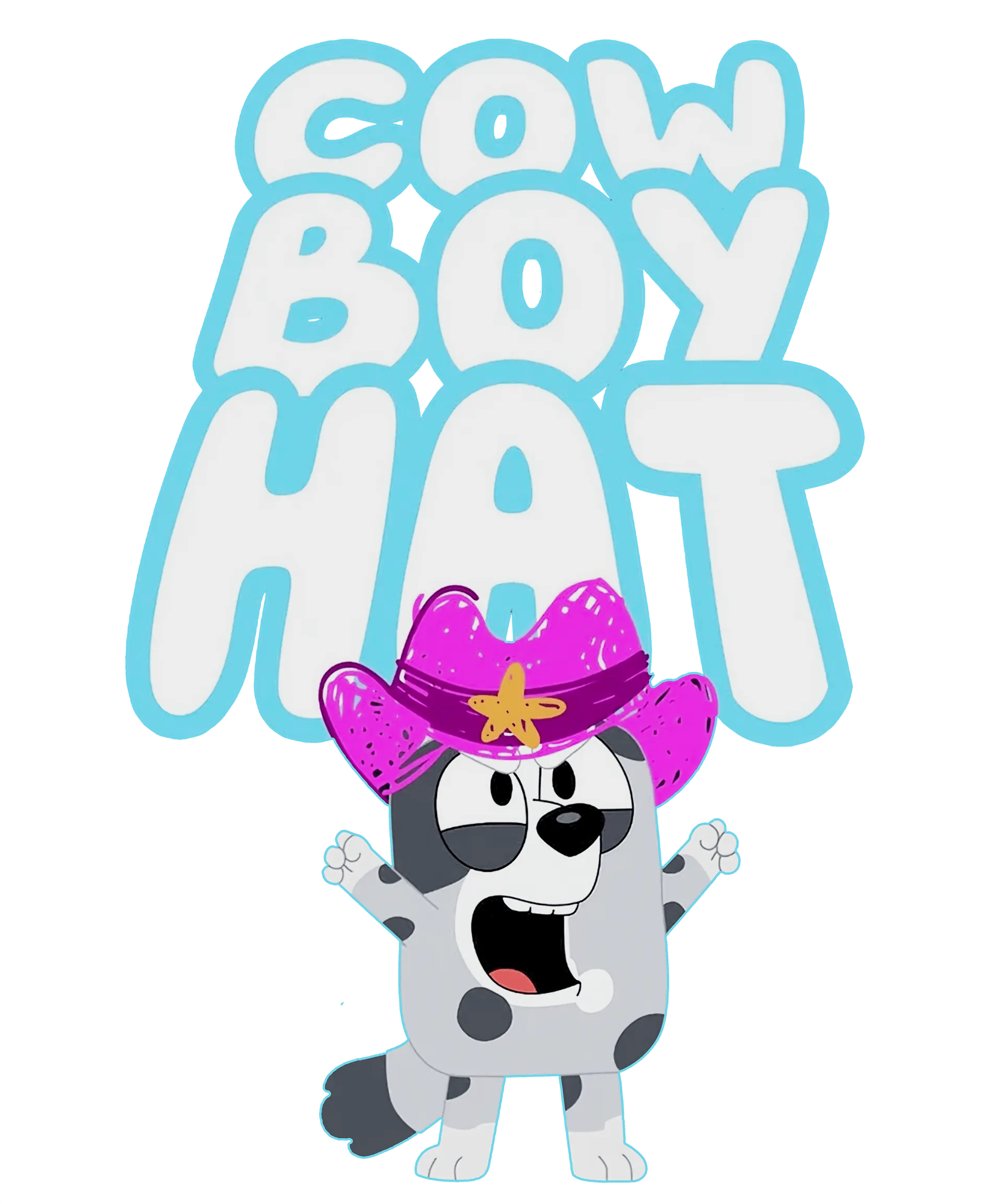 BLUEY COW BOY HAT
