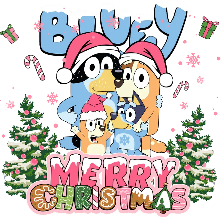 BLUEY MERRY CHRISTMAS