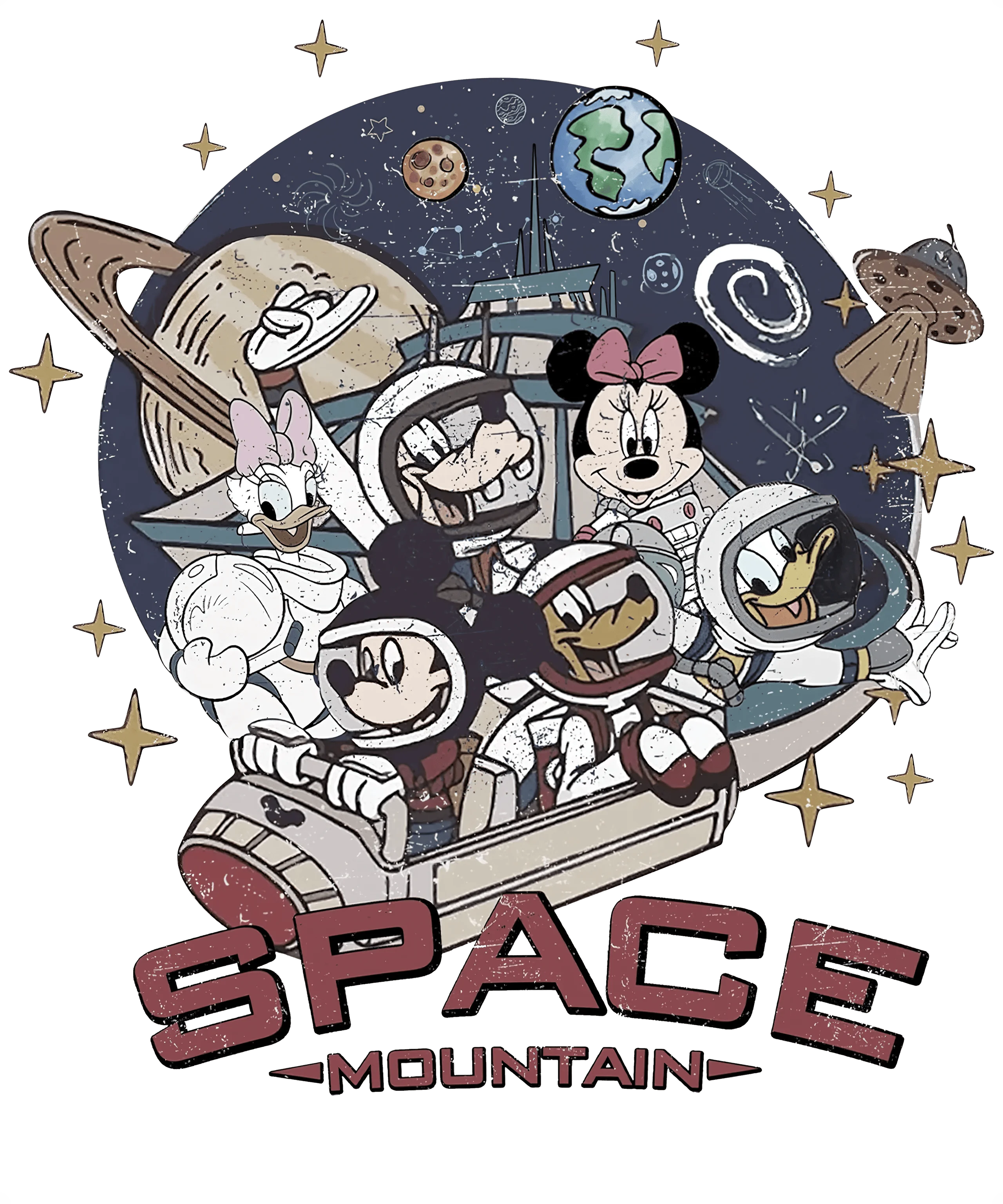 DISNEY SPACE MOUNTAIN GLOBE