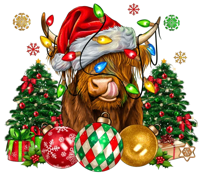 CHRISTMAS COW