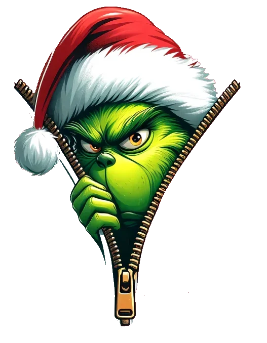 GRINCH ZIPPER