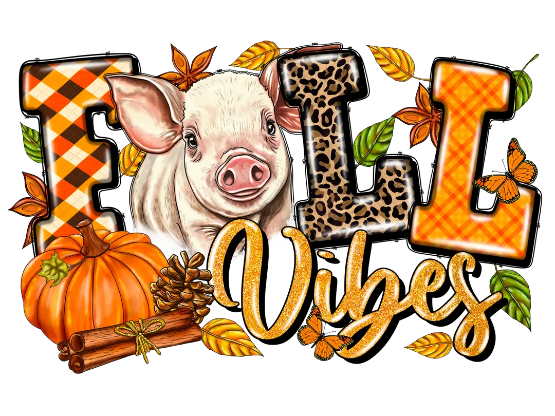 FALL VIBES PIG