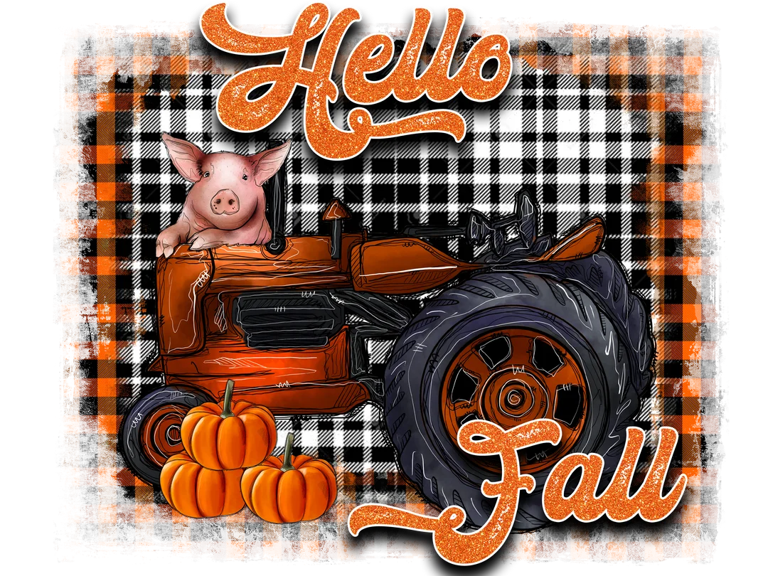HELLO FALL TRACTOR