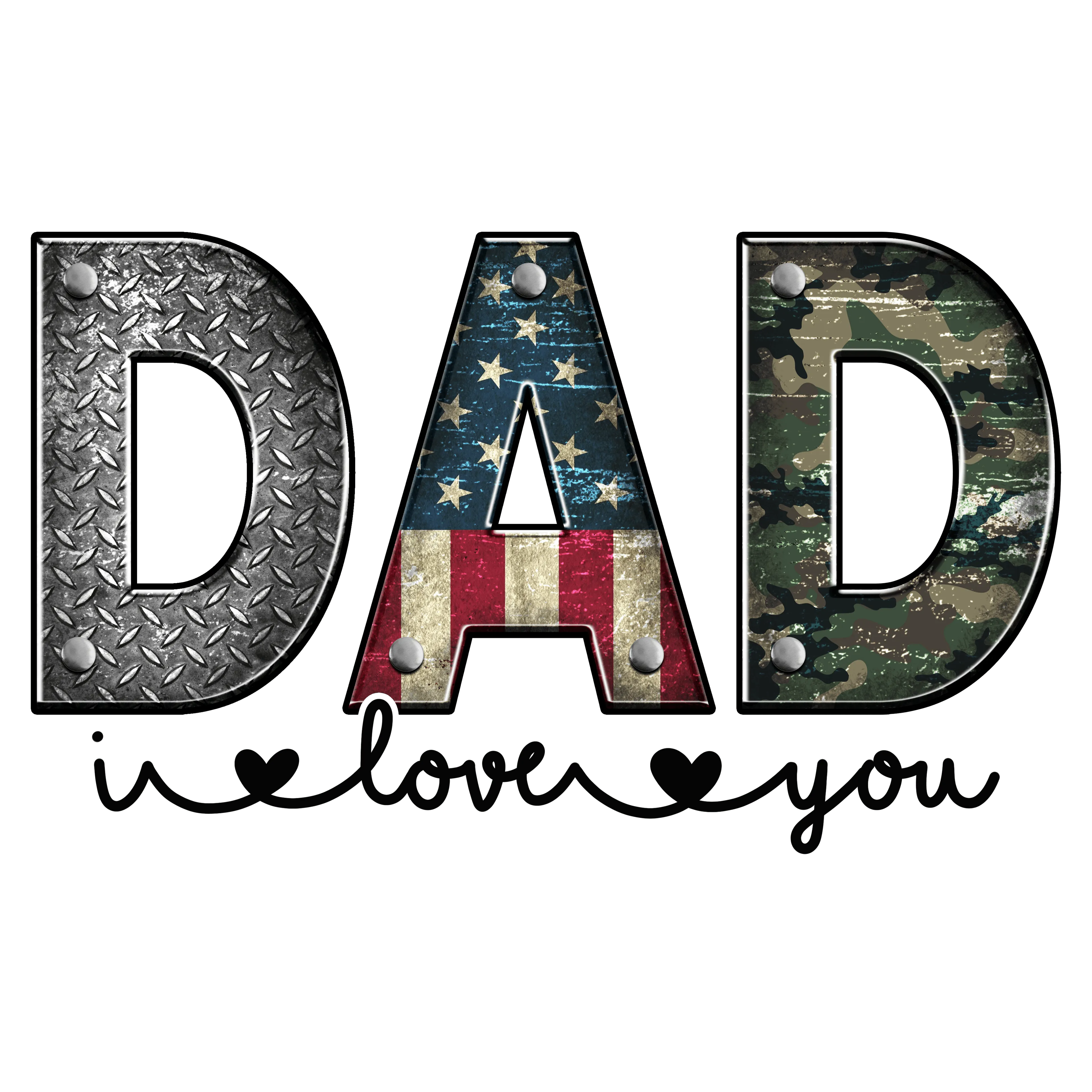 USA CAMO DAD