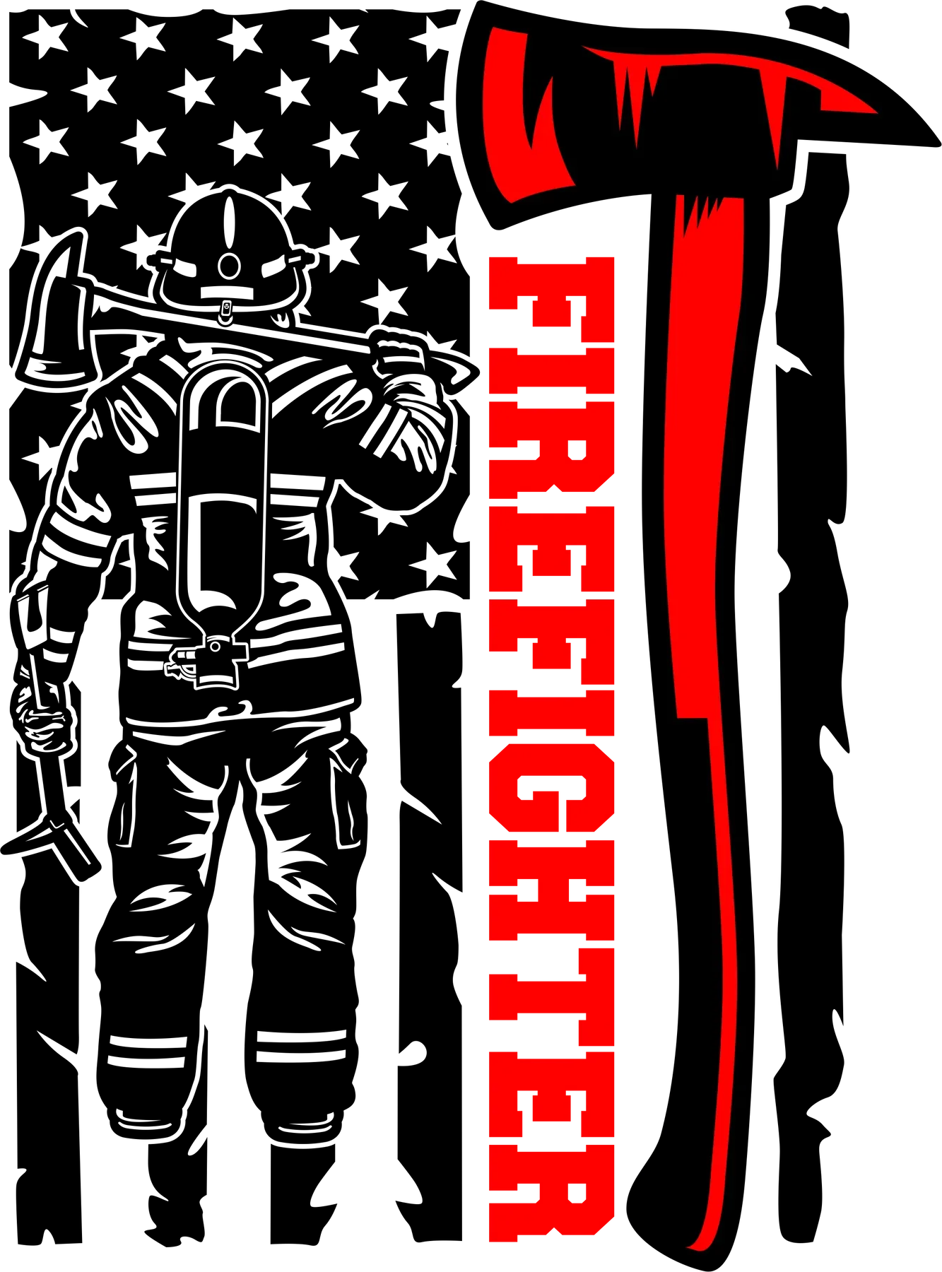 FIREFIGHTER FLAG