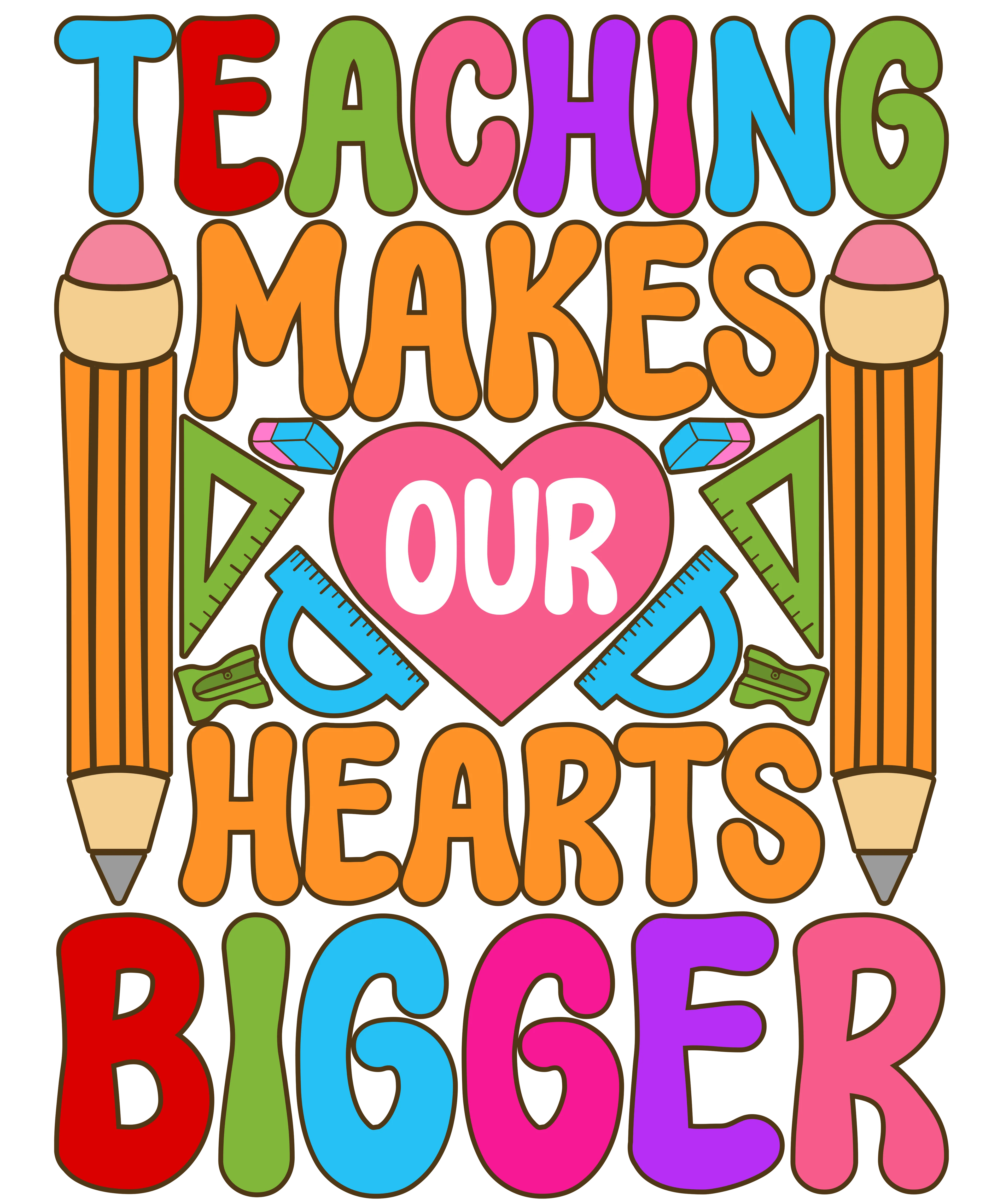 TEACHERS MAKING HEARTS BIGGER