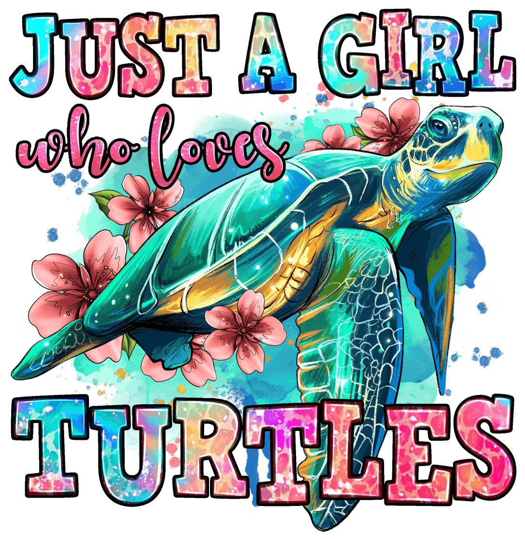 GIRL LIKES TURTLES