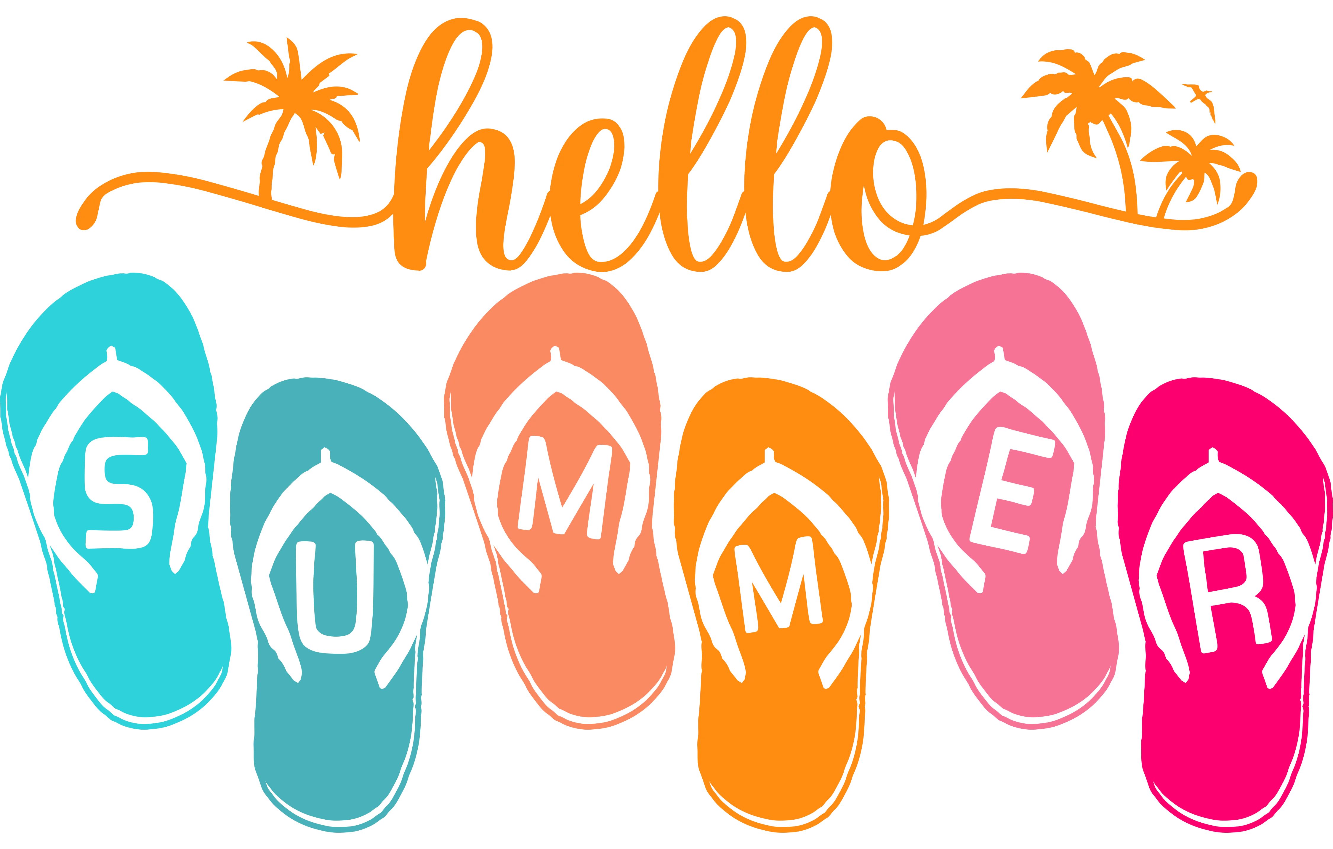 HELLO SUMMER FLIPFLOPS