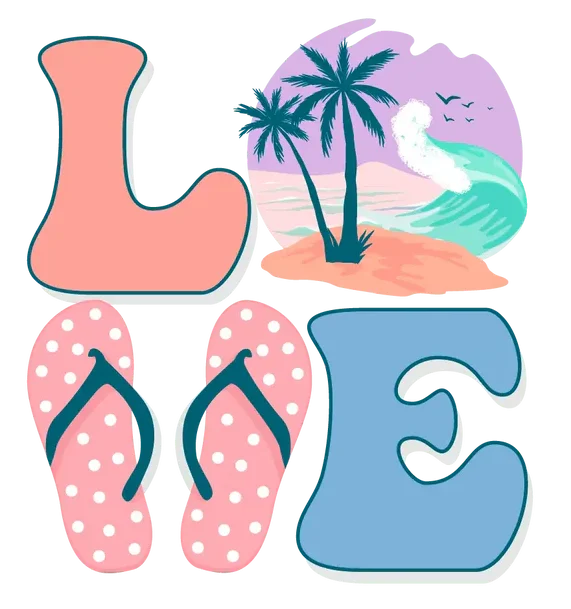 LOVE BEACH FLIPFLOPS